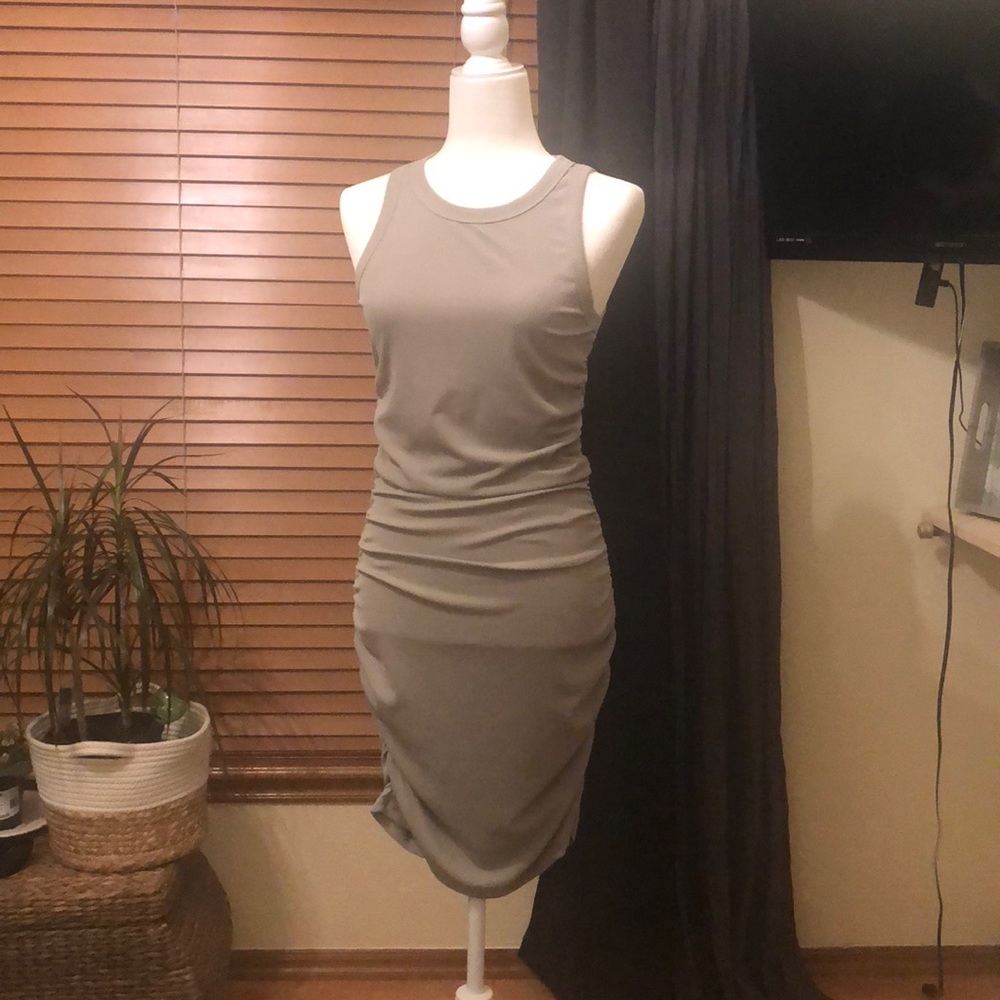 Grey tank style dress
